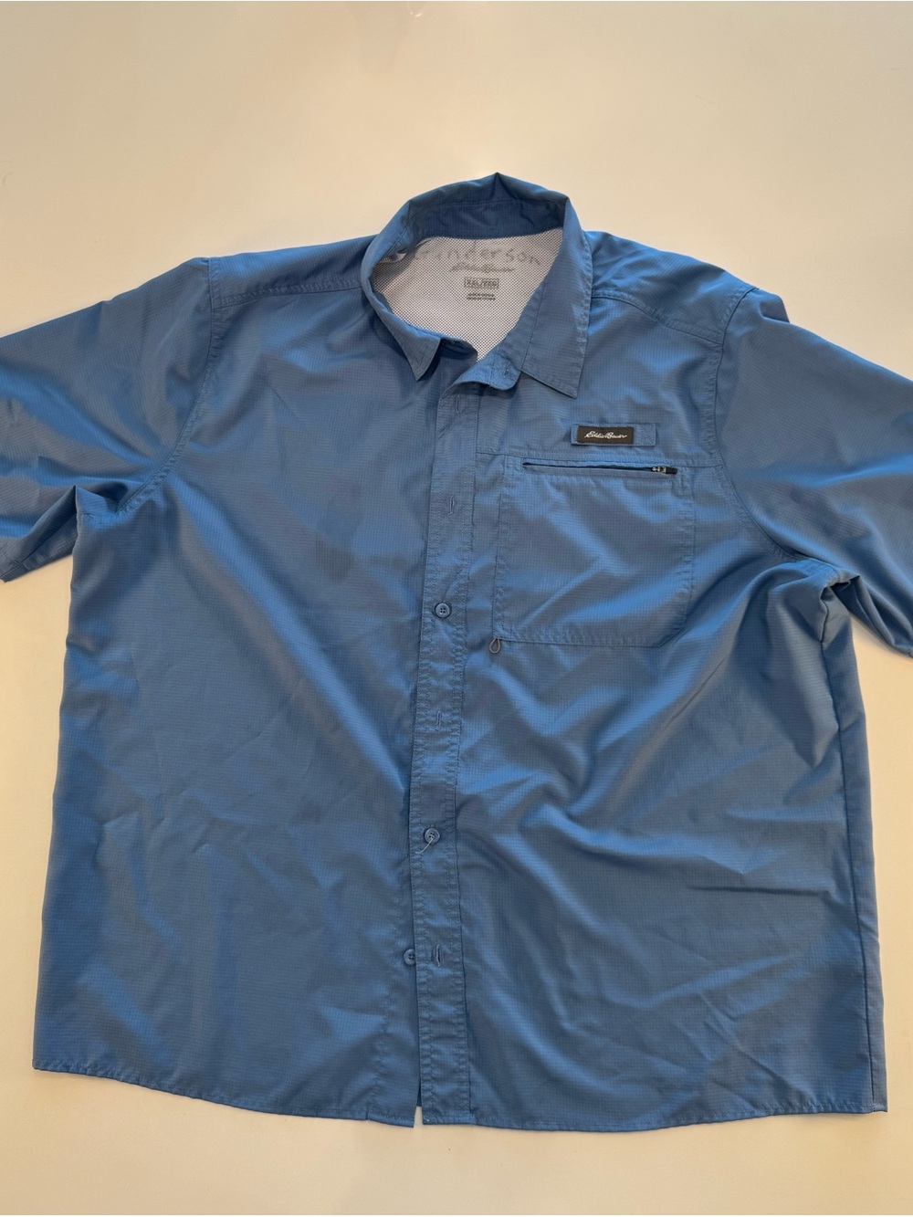Eddie Bauer Blue Casual Button-Down Shirt